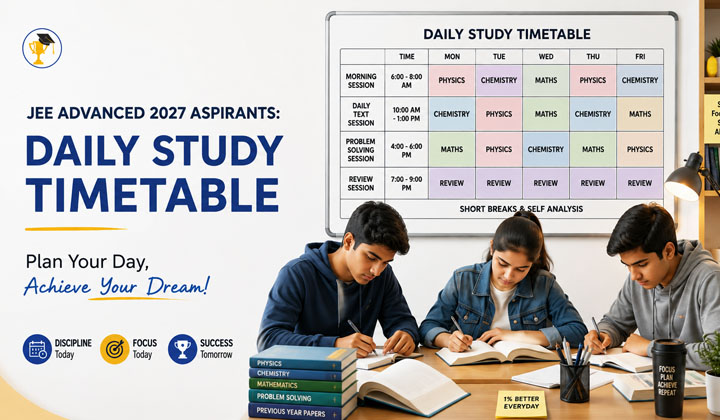 The Ultimate Daily Timetable for JEE Advanced 2027 (12-Hour & 18-Hour Routines)